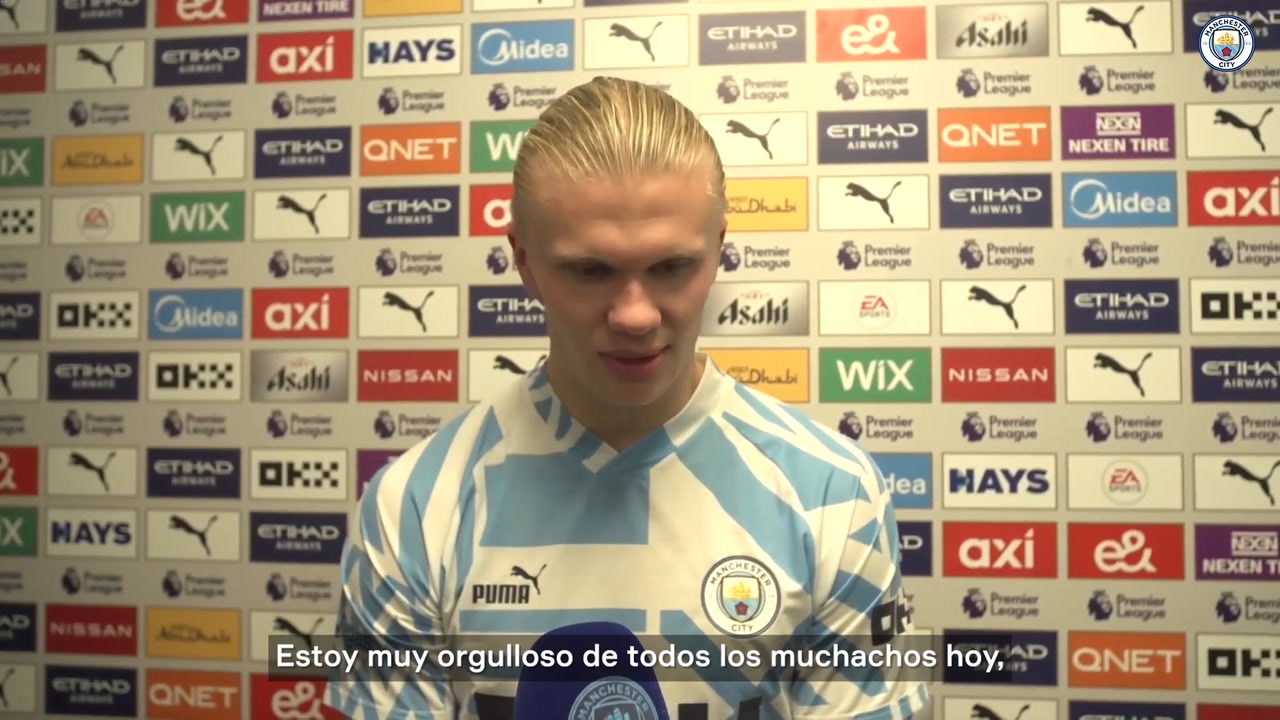 📹 Las sensaciones de Erling Haaland tras la victoria del City: «Estaba muy nervioso»