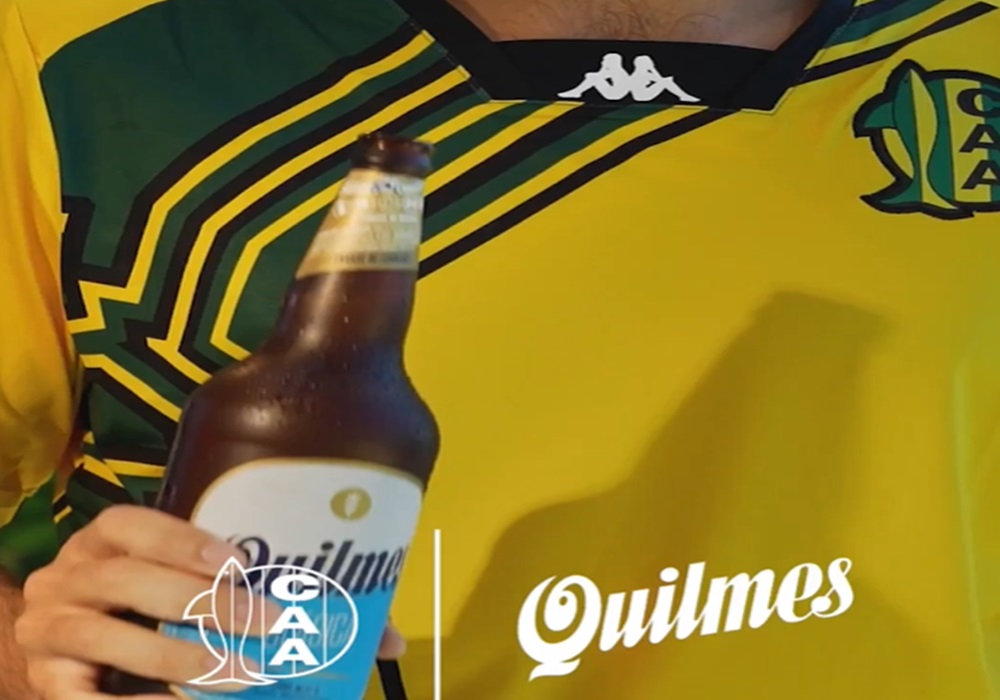 Aldosivi presentó a la cerveza Quilmes como su nuevo sponsor