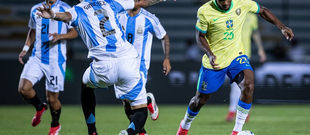 Argentina goleo a Brasil en el Sub 20