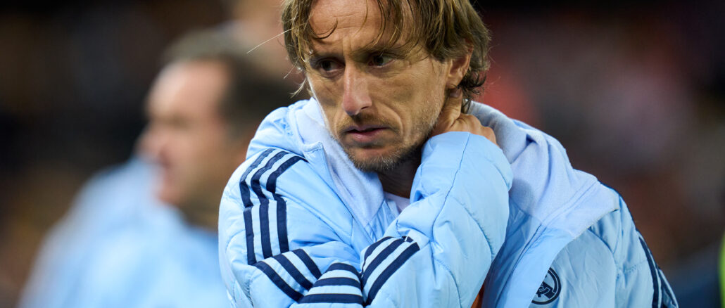 Valencia CF v Real Madrid CF - La Liga EA Sports Luka Modric