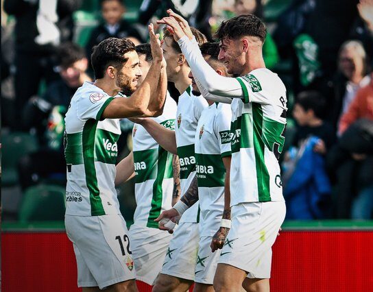 Elche goleó a Las Palmas por Copa del Rey y dio otro batacazo hacia los octavos de final