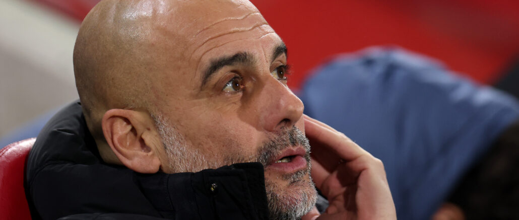 Brentford FC v Manchester City FC - Premier League Pep Guardiola