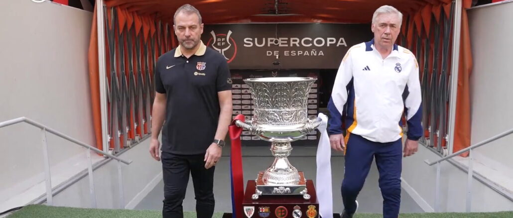 Hansi Flick y Carlo Ancelotti