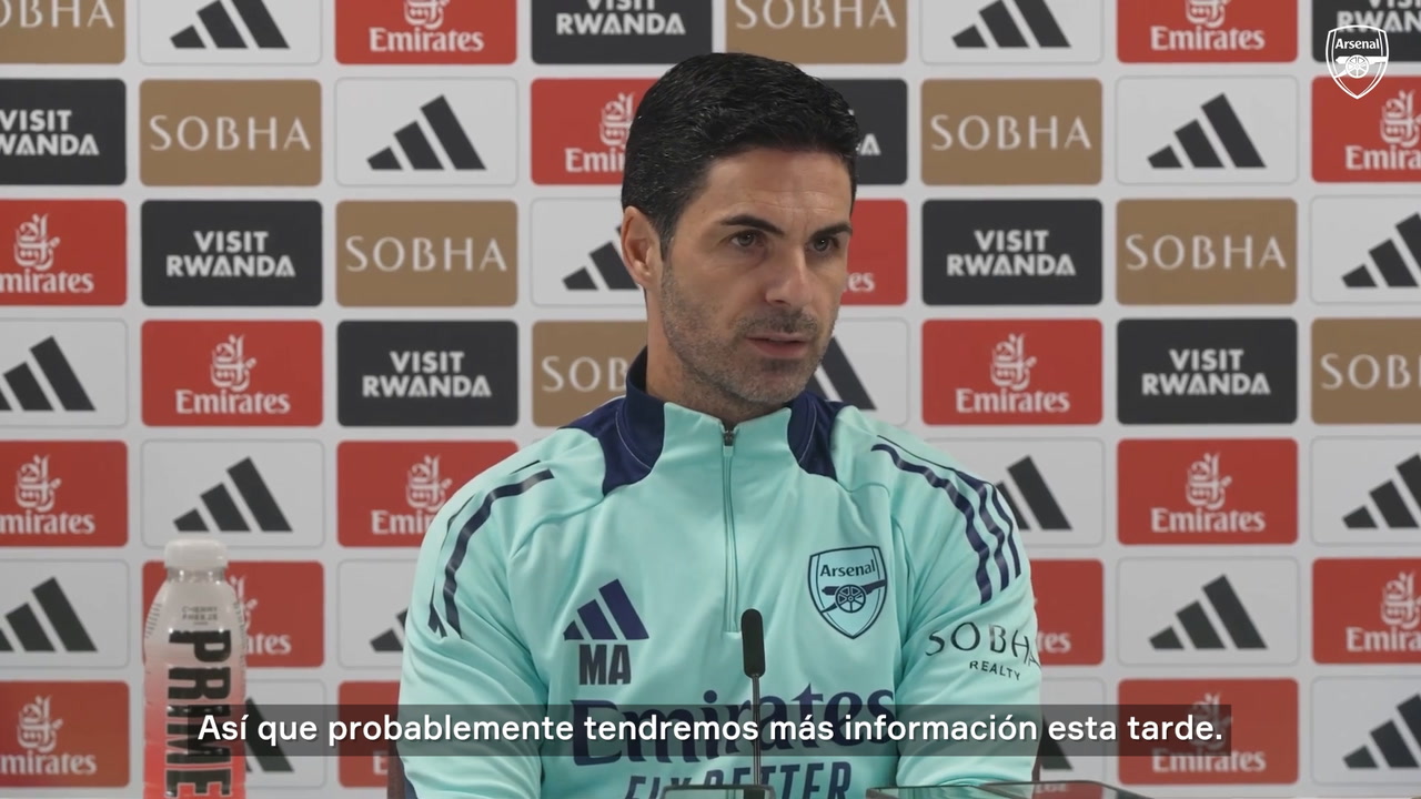 📹 Mikel Arteta lamentó la lesión de Gabriel Jesús en el Arsenal: «No pinta nada bien»