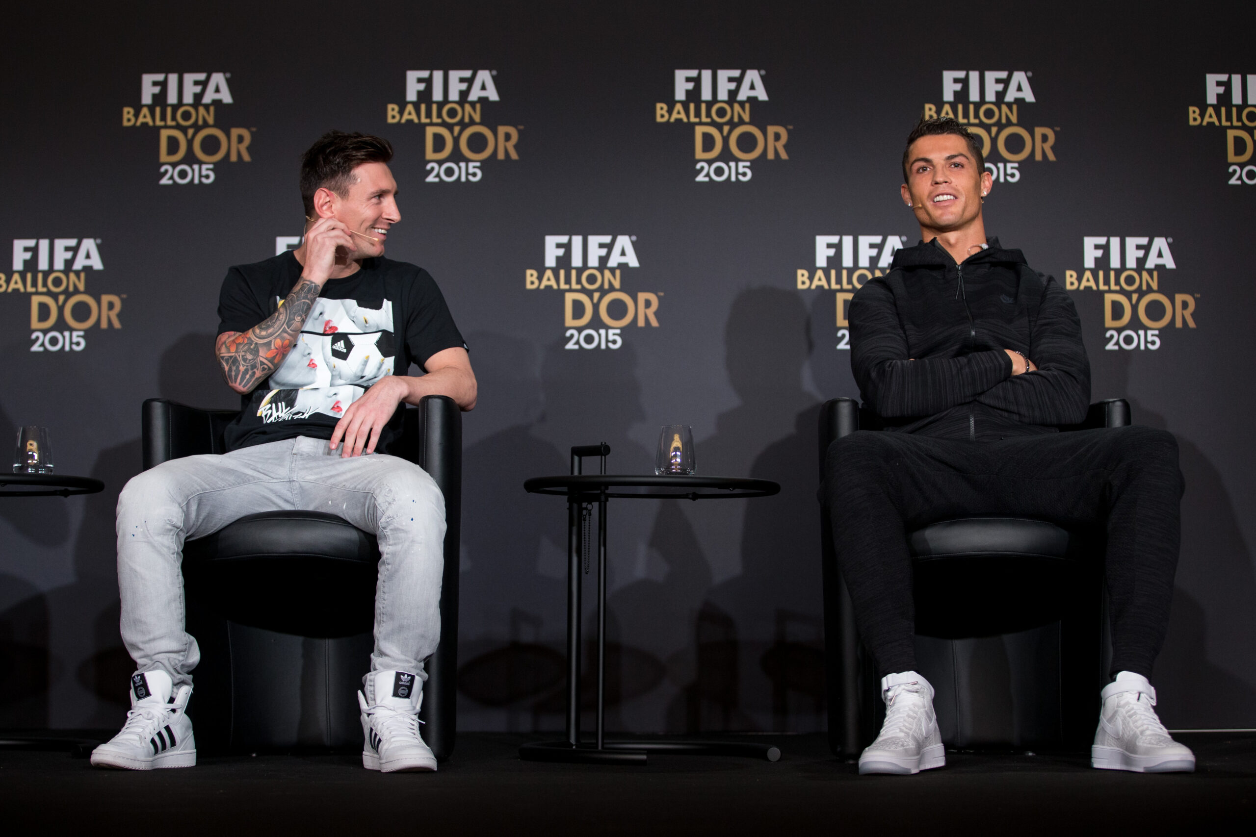 Cristiano Ronaldo y Lionel Messi