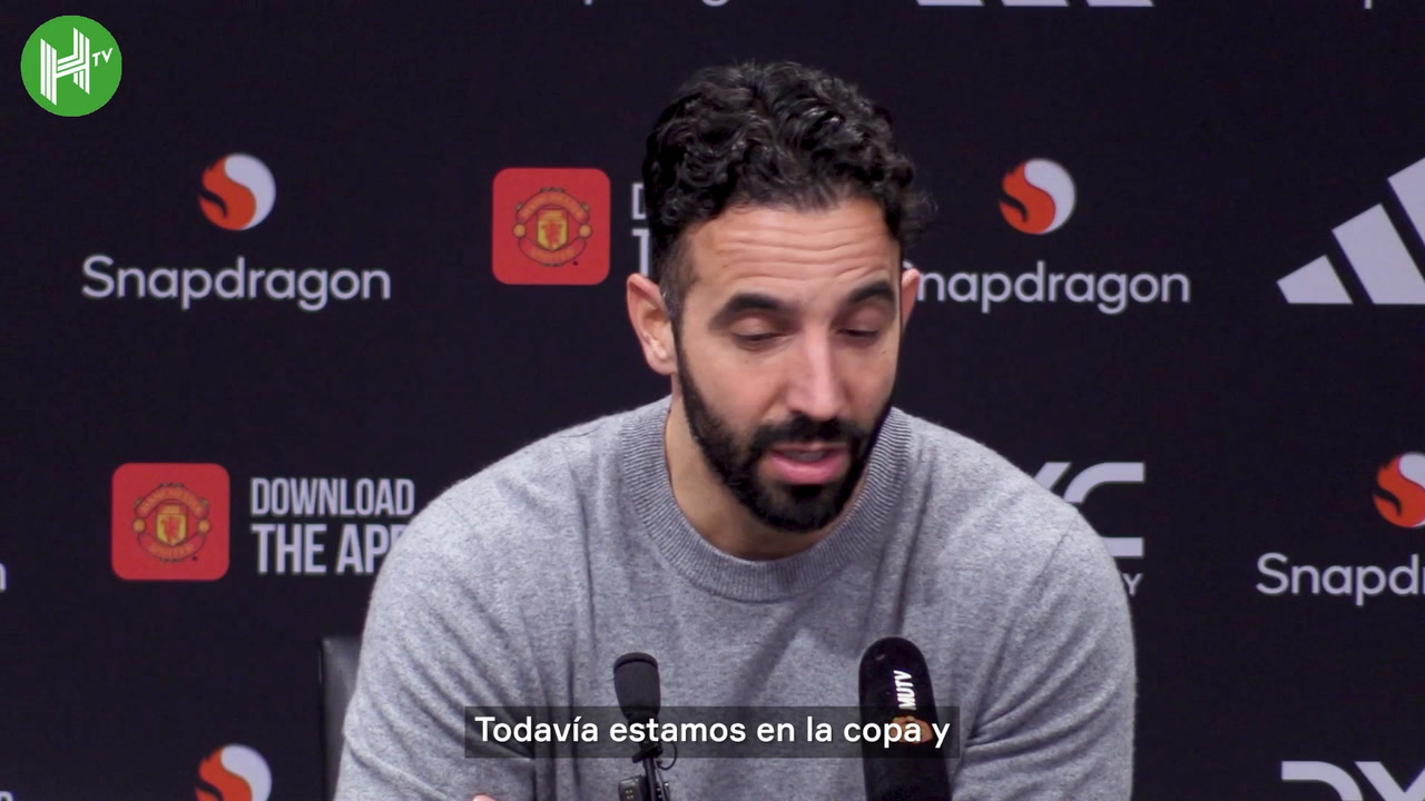 📹 Amorim: «Será una especie de montaña rusa para el Manchester United hasta el final de la temporada»