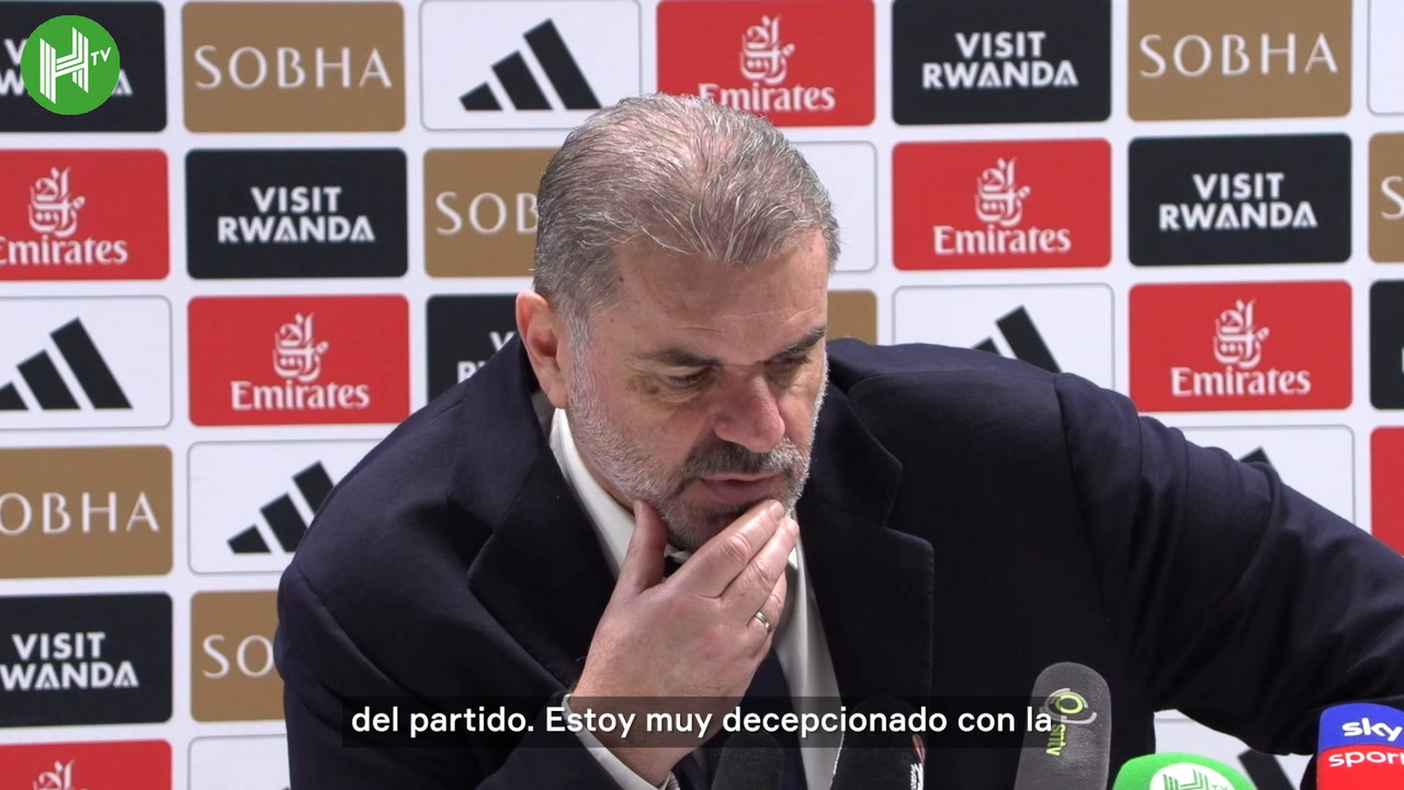 📹 Ange Postecoglou, duro con los jugadores del Tottenham: «No prepararé el equipo para jugar así»
