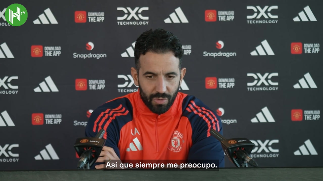 📹 Rúben Amorim y la crisis del Manchester United en la Premier League: «Estoy preocupado»