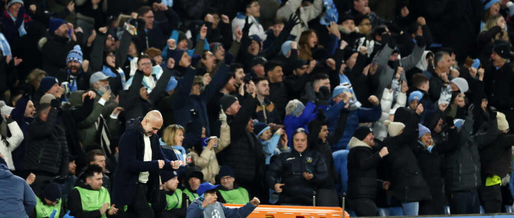 Manchester City v Club Brugge KV - UEFA Champions League 2024/25 League Phase MD8 Pep Guardiola