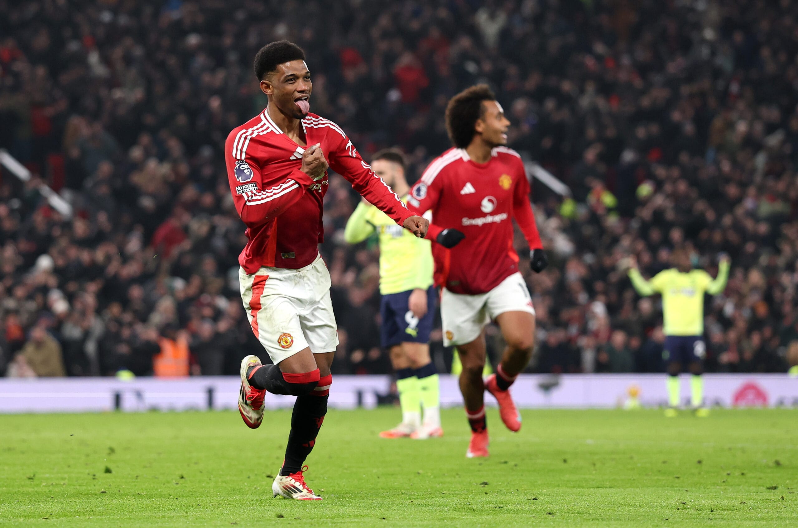 Manchester United salvó el honor ante el colista Southampton en la agonía con un hattrick de Amad Diallo