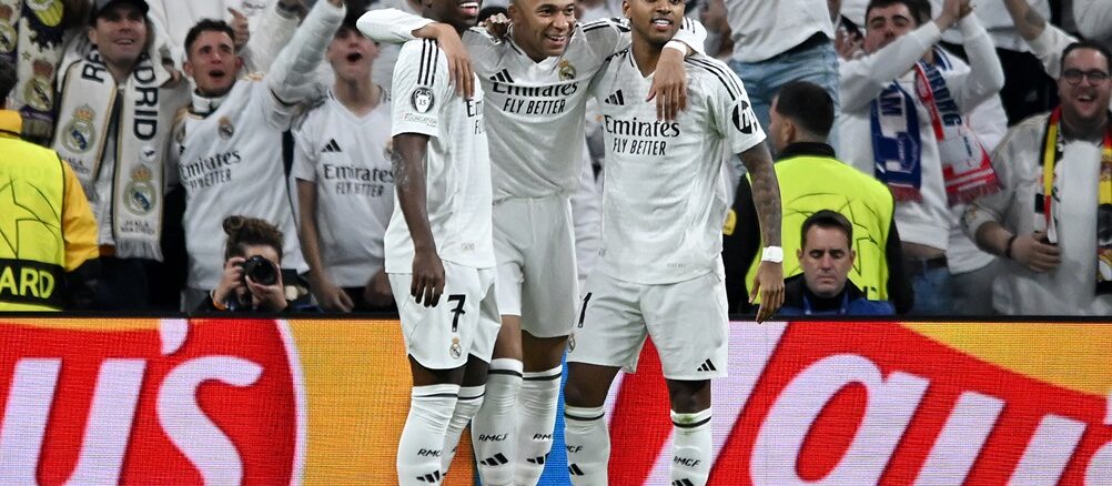 Real Madrid goleó a Salzburgo con goles de Mbappé, Rodrygo y Vinicius