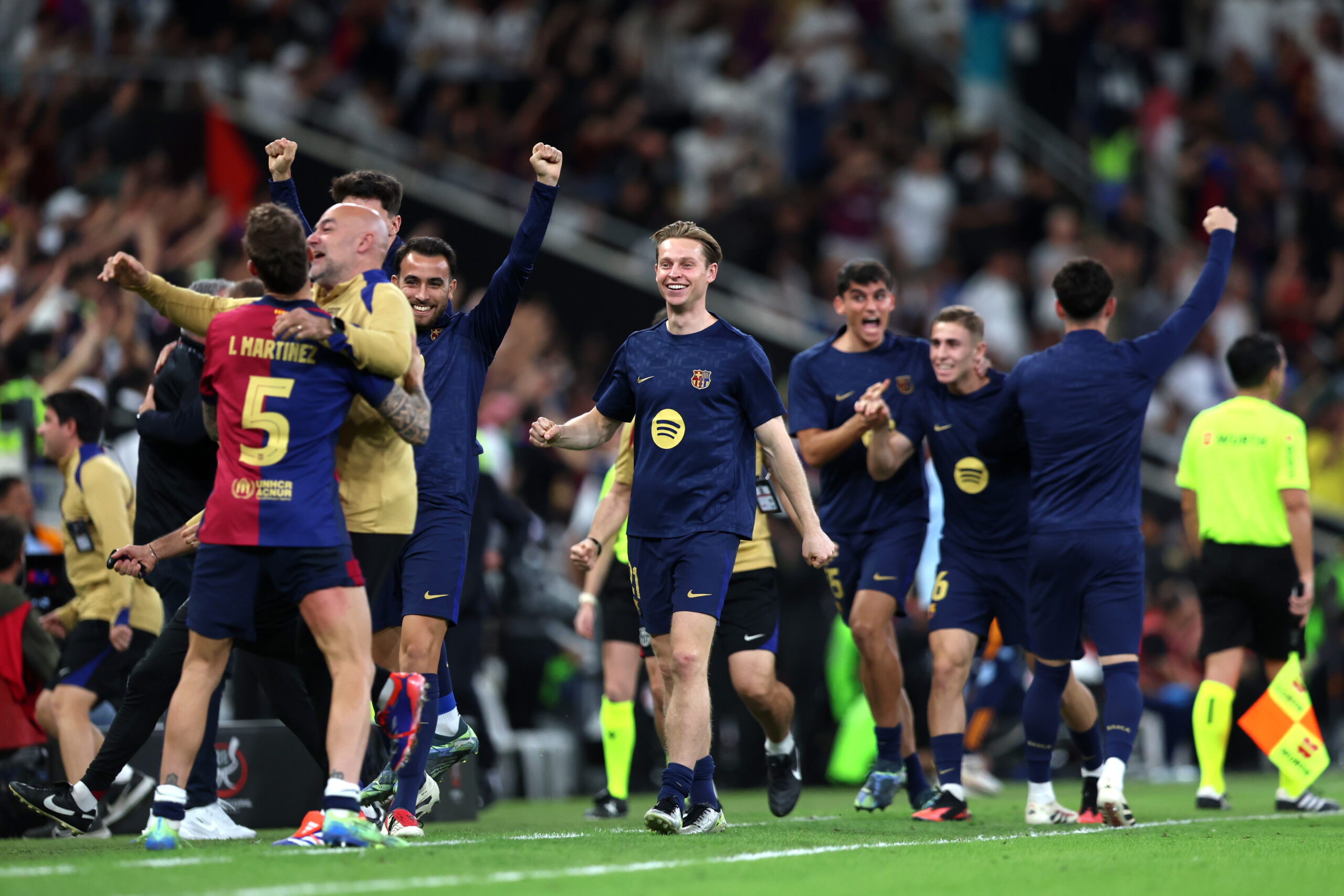 ¡Barcelona histórico! Campeón de la Supercopa de España tras una inolvidable goleada al Real Madrid
