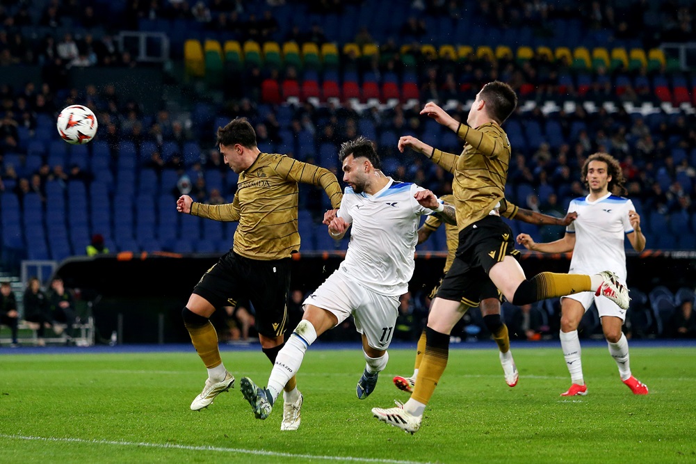 Lazio goleó a Real Sociedad y estiró su liderazgo en la fase regular de Europa League