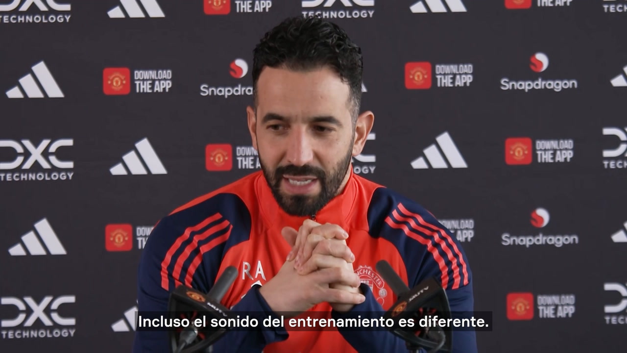 📹 Ruben Amorim: «El sonido del entrenamiento del United es diferente pero nos cuesta plasmarlo en los partidos»
