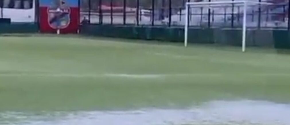 Cancha de Arsenal diluvio Copa Argentina Lanus Lamadrid