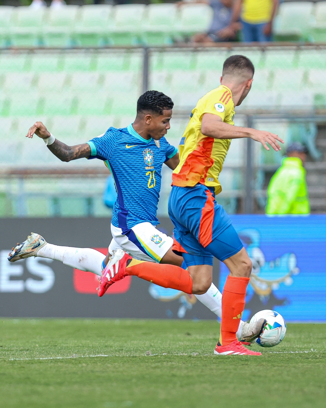 Brasil venció a Colombia y tiene puntaje perfecto en el hexagonal final del Sudamericano sub 20