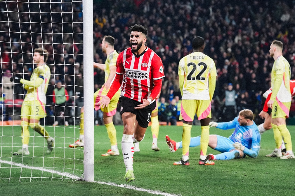 PSV dio otro golpe en los playoffs y eliminó a Juventus de la Champions League