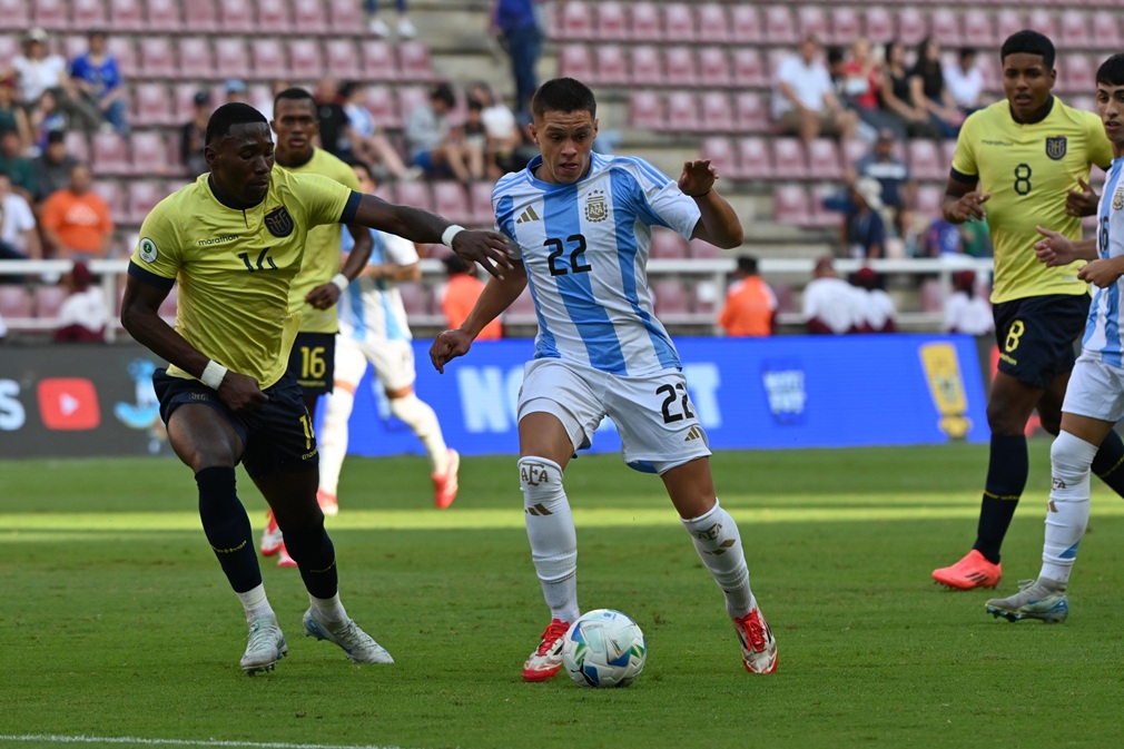 La Selección Argentina cerró la Primera Fase del Sudamericano Sub-20 con empate ante Ecuador