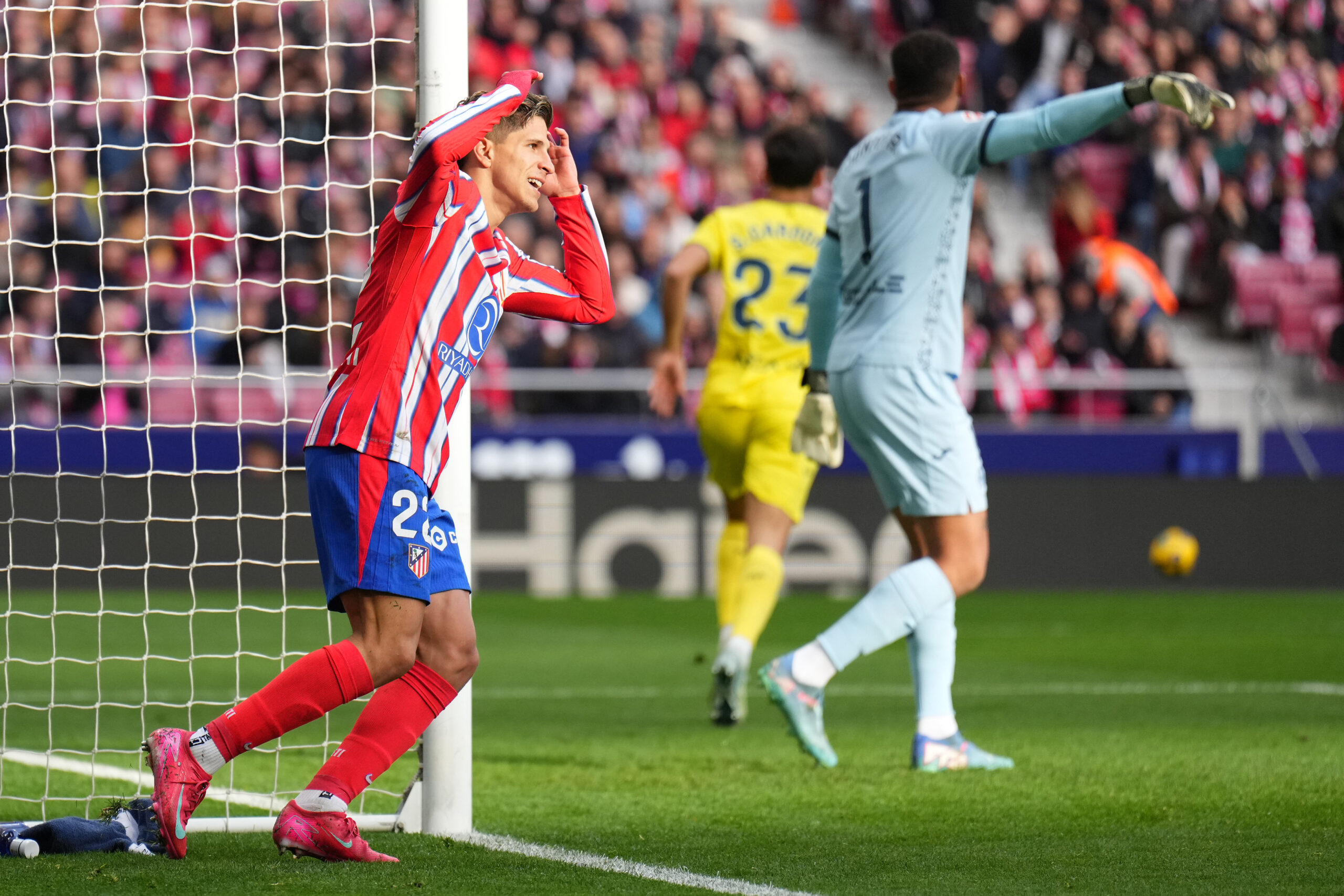 Giuliano Simeone inventó una gran asistencia y Samu Lino rompió el cero para el Atlético ante Mallorca
