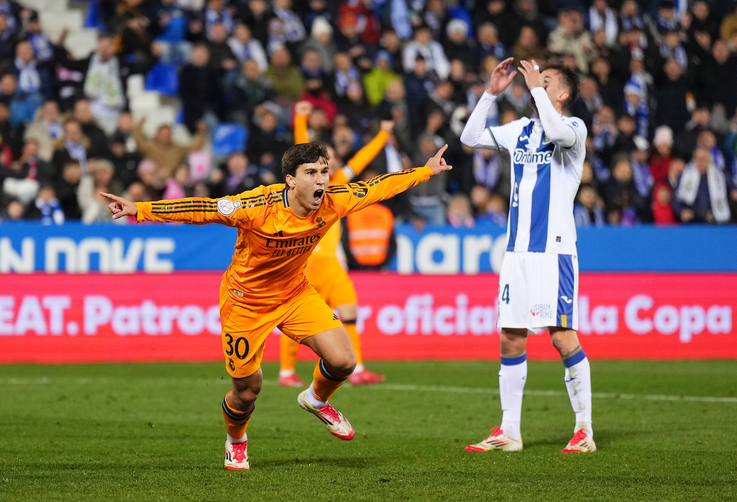 Real Madrid ganó en la agonía ante un valiente Leganés y clasificó a semifinales de Copa del Rey