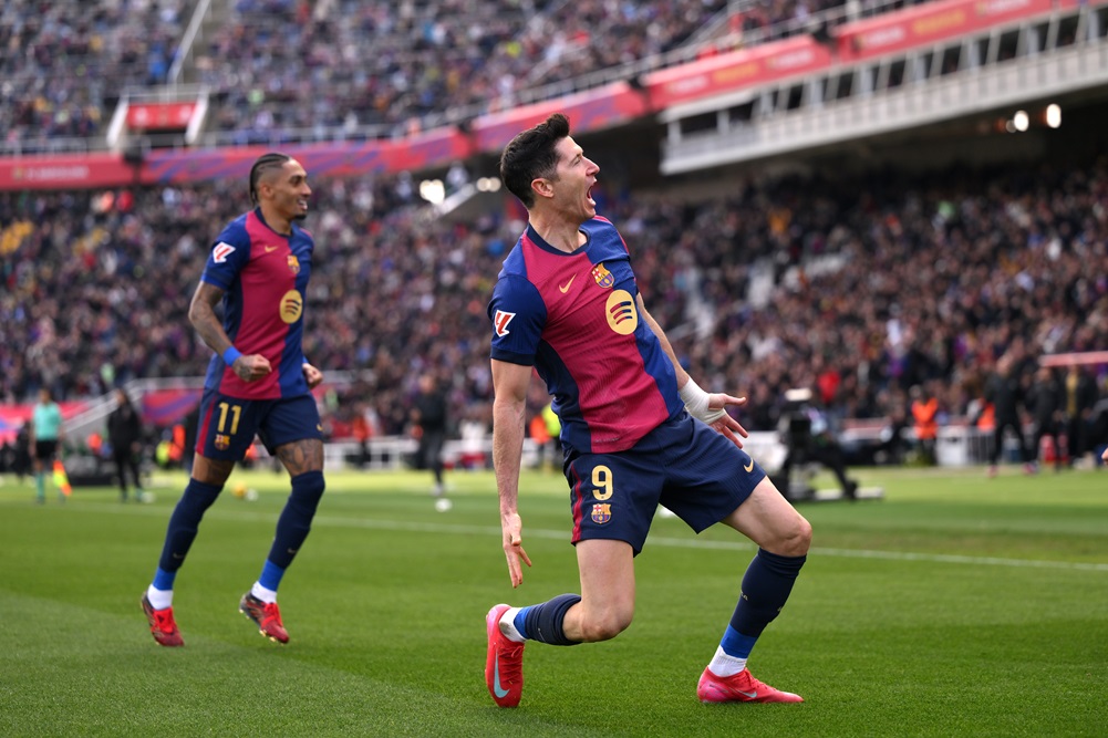 Lewandowski supera por tres goles a Mbappé en la lucha por el pichichi de La Liga
