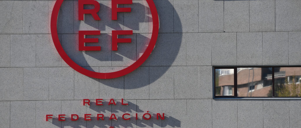 Former Spanish FA President Luis Rubiales Arrives At Madrid Airport RFEF