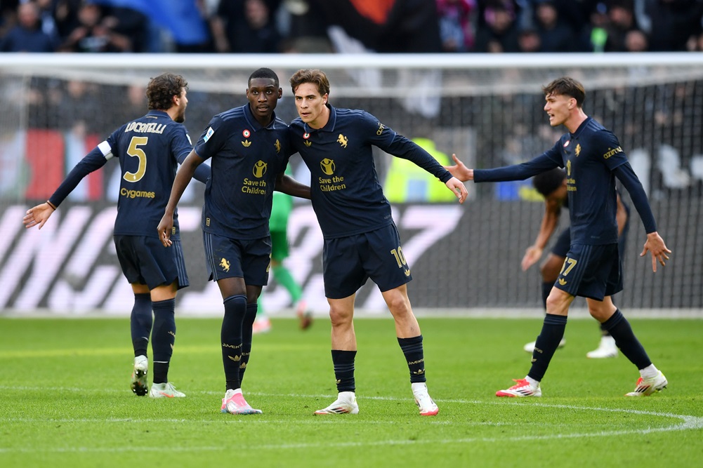 Juventus reaccionó a tiempo y goleó 4 a 1 al Empoli con doblete de Kolo Muani