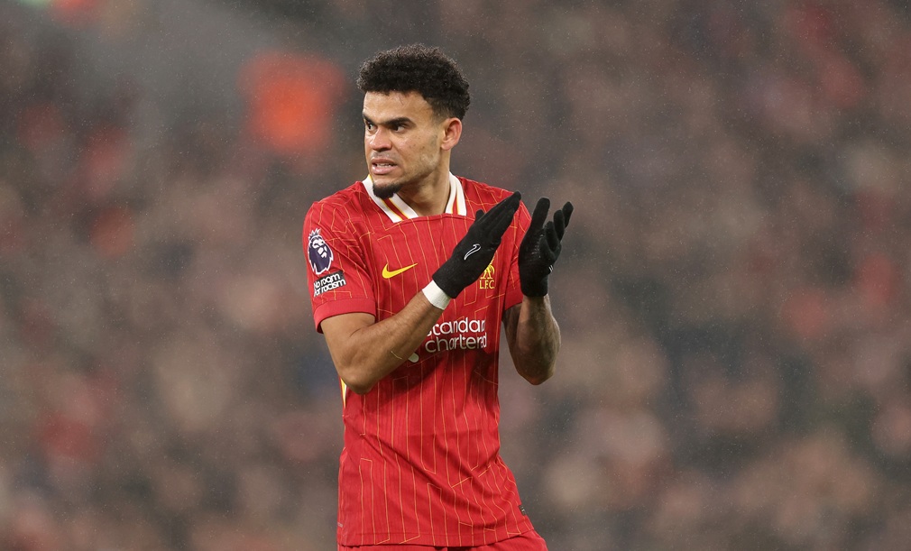 Luis Díaz cortó la sequía y convirtió su primer gol del año para Liverpool