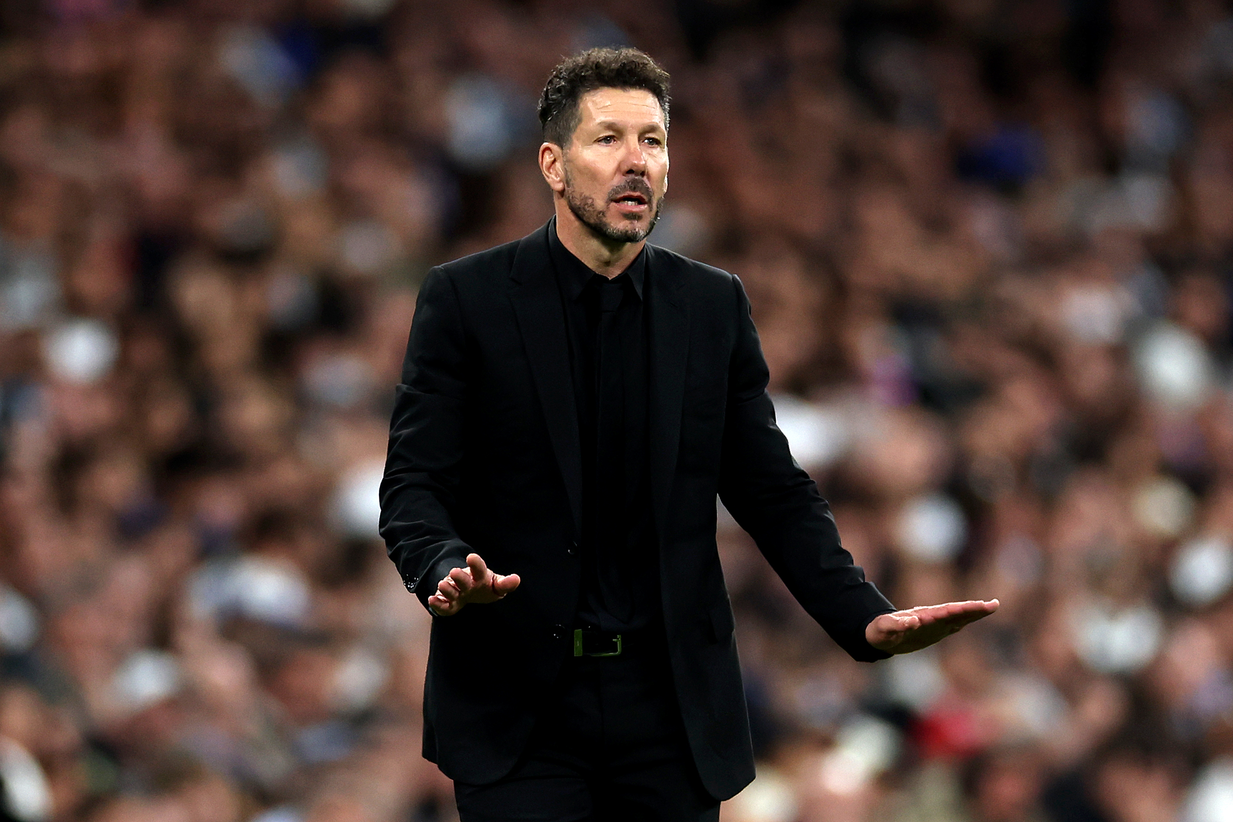 Diego Simeone: «Atlético está en todas las competiciones y yo estoy feliz por eso»