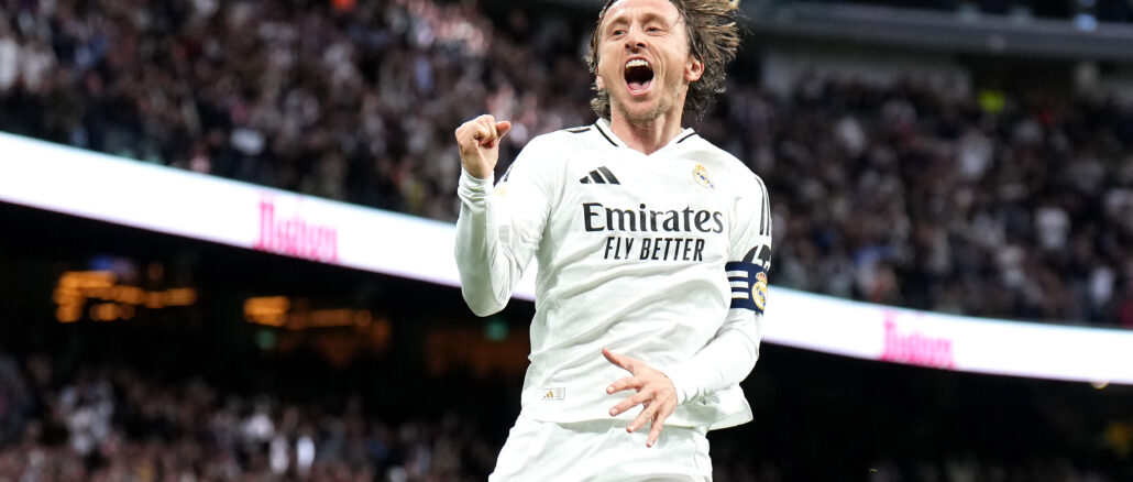 Real Madrid CF v Girona FC - La Liga EA Sports Luka Modric