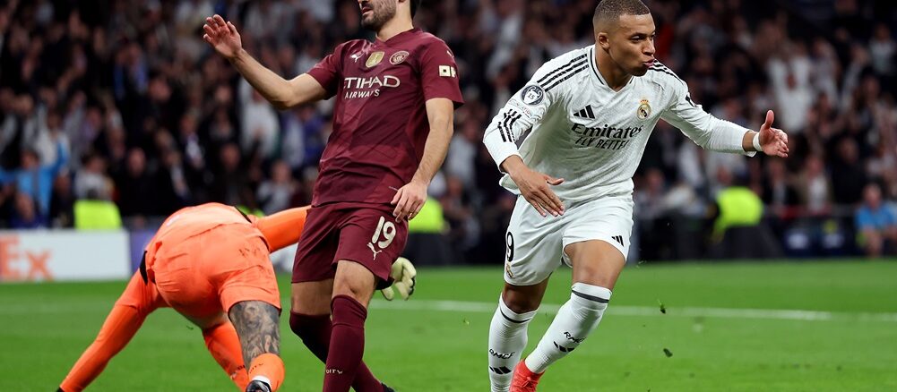 Mbappé facturó un doblete pare Real Madrid ante Manchester City