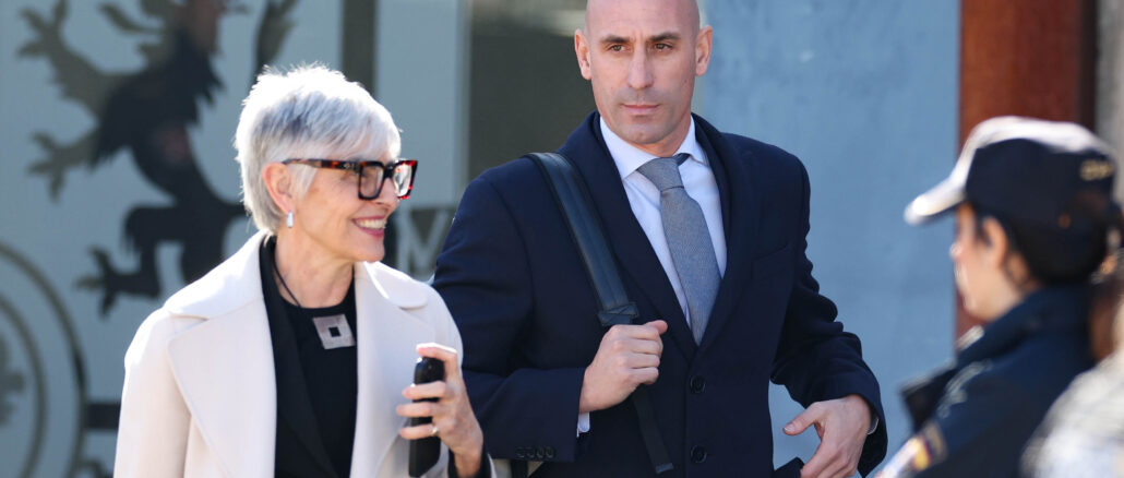 Rubiales Attends Madrid Court Over Jenni Hermoso Kiss Luis Rubiales