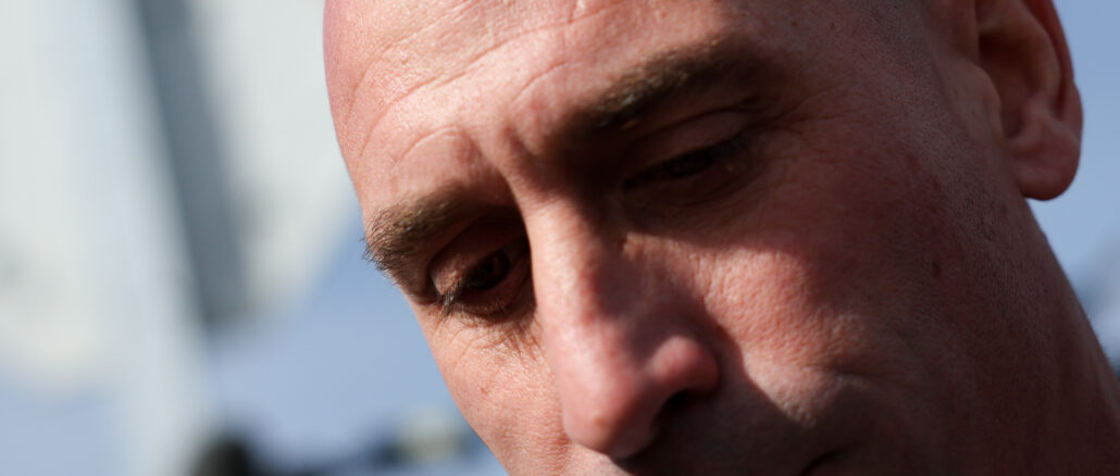 Rubiales Attends Madrid Court Over Jenni Hermoso Kiss Luis Rubiales