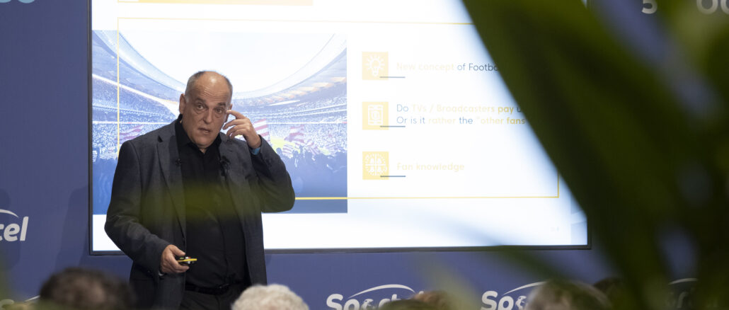 SPORTEL Monaco Sports Media & Media Convention Day 2 Javier Tebas