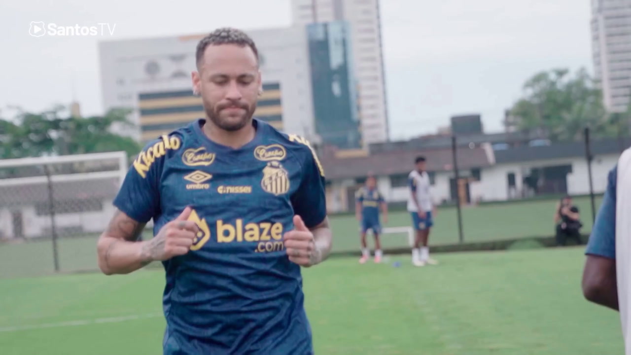 📹 Así fue el primer entrenamiento de Neymar en su vuelta al Santos de Brasil