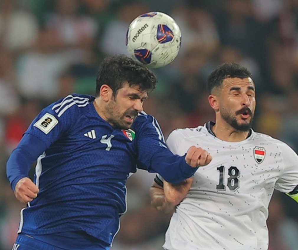 Kuwait daba el golpe pero Irak lo empató con dos goles en el adicionado al complemento