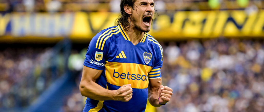 Boca Juniors v Defensa y Justicia - Torneo Apertura Betano 2025 Edinson Cavani