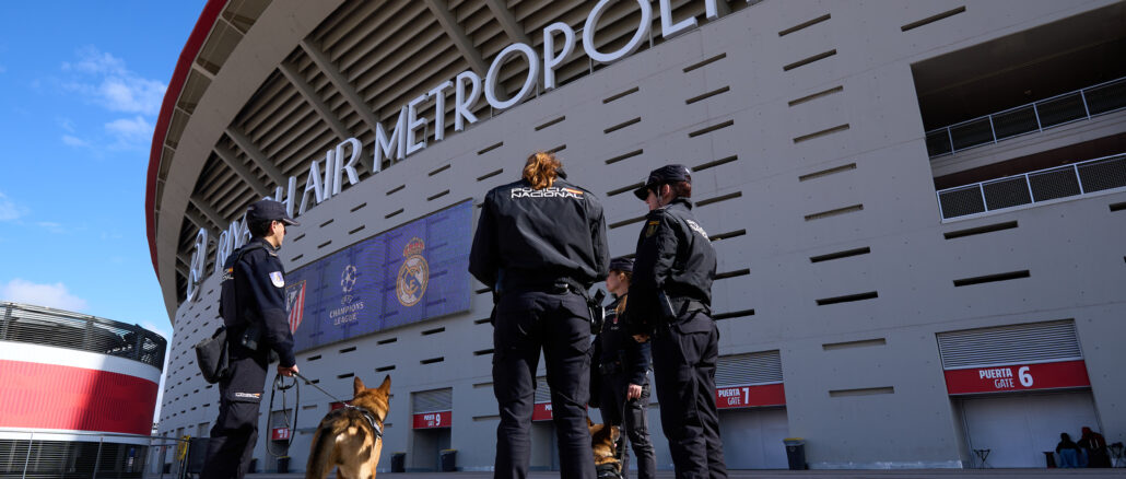 Atletico de Madrid v Real Madrid C.F. - UEFA Champions League 2024/25 Round of 16 Second Leg Estadio Metropolitano