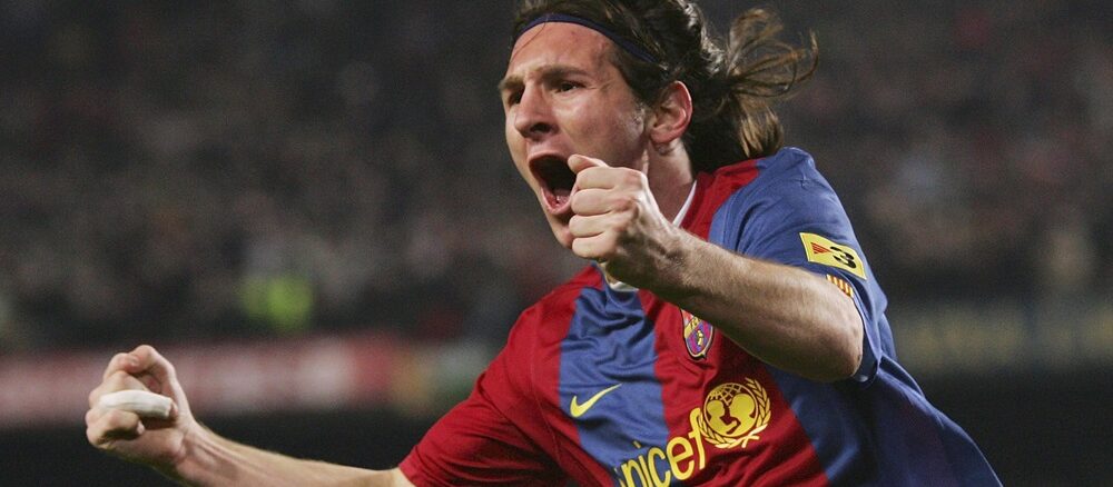 Se cumplen 18 años del primer hat-trick de Lionel Messi