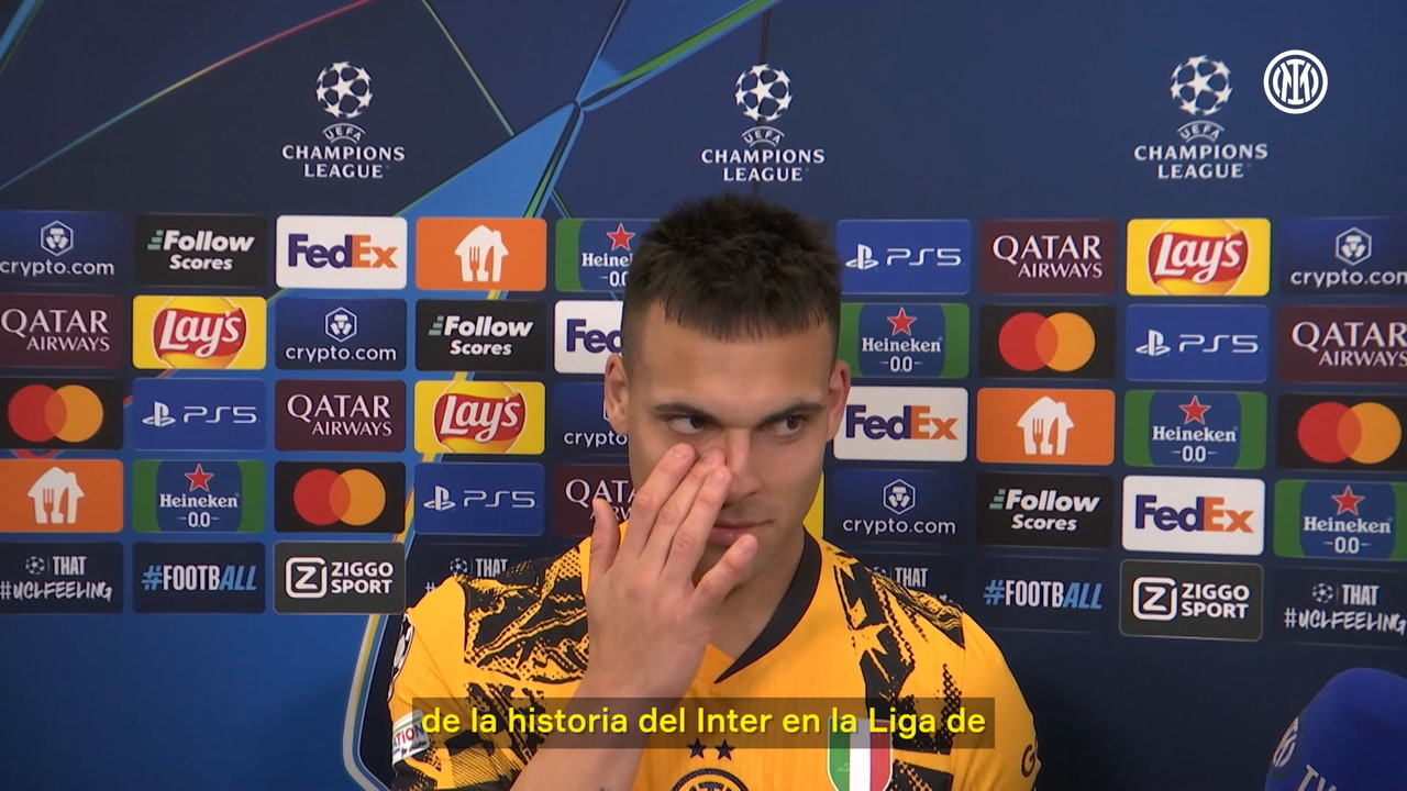 📹 Lautaro Martínez y su récord en el Inter en Champions: «Nunca lo hubiera imaginado»