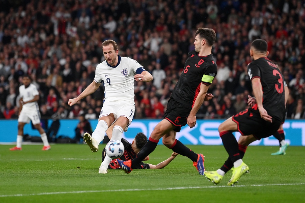 Harry Kane alcanzó los 70 goles internacionales con Inglaterra