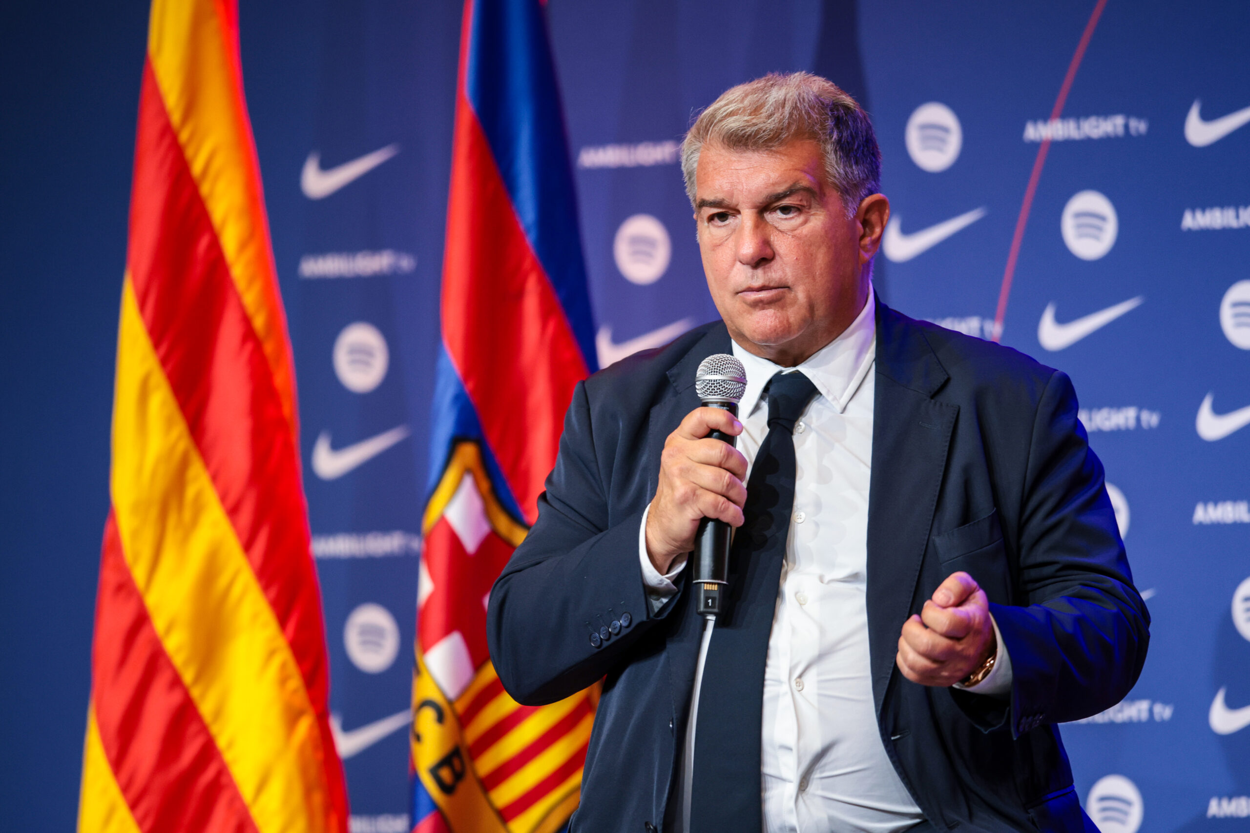Laporta: «Barcelona está construyendo un buen equipo y un legado que trascienda de los títulos»