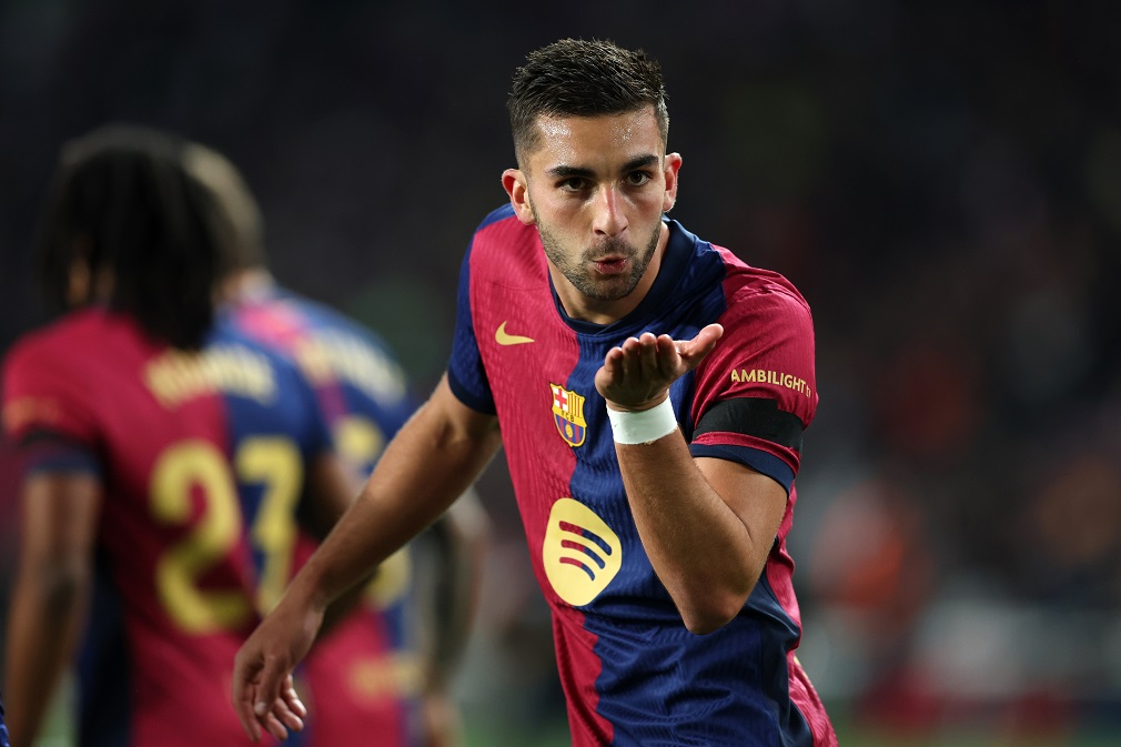 Ferrán adelantó a Barcelona ante Osasuna con su tercer gol en dos partidos