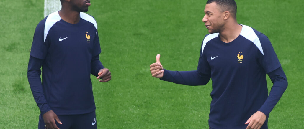 Kylian Mbappé y Ousmane Dembelé