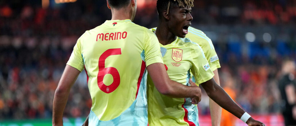 Netherlands v Spain - UEFA Nations League Quarterfinal Leg One Nico Williams