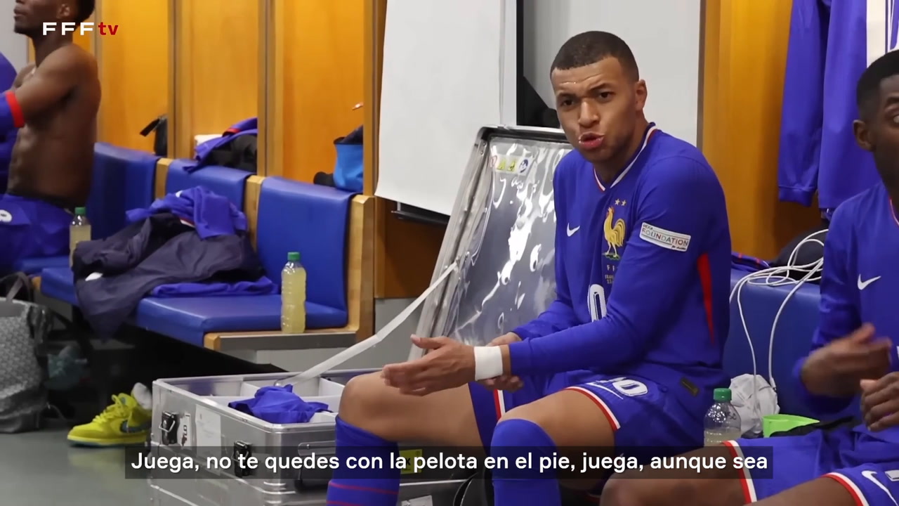 Mbappé, inédito: así vivió la Selección de Francia el entretiempo ante Croacia en el vestuario