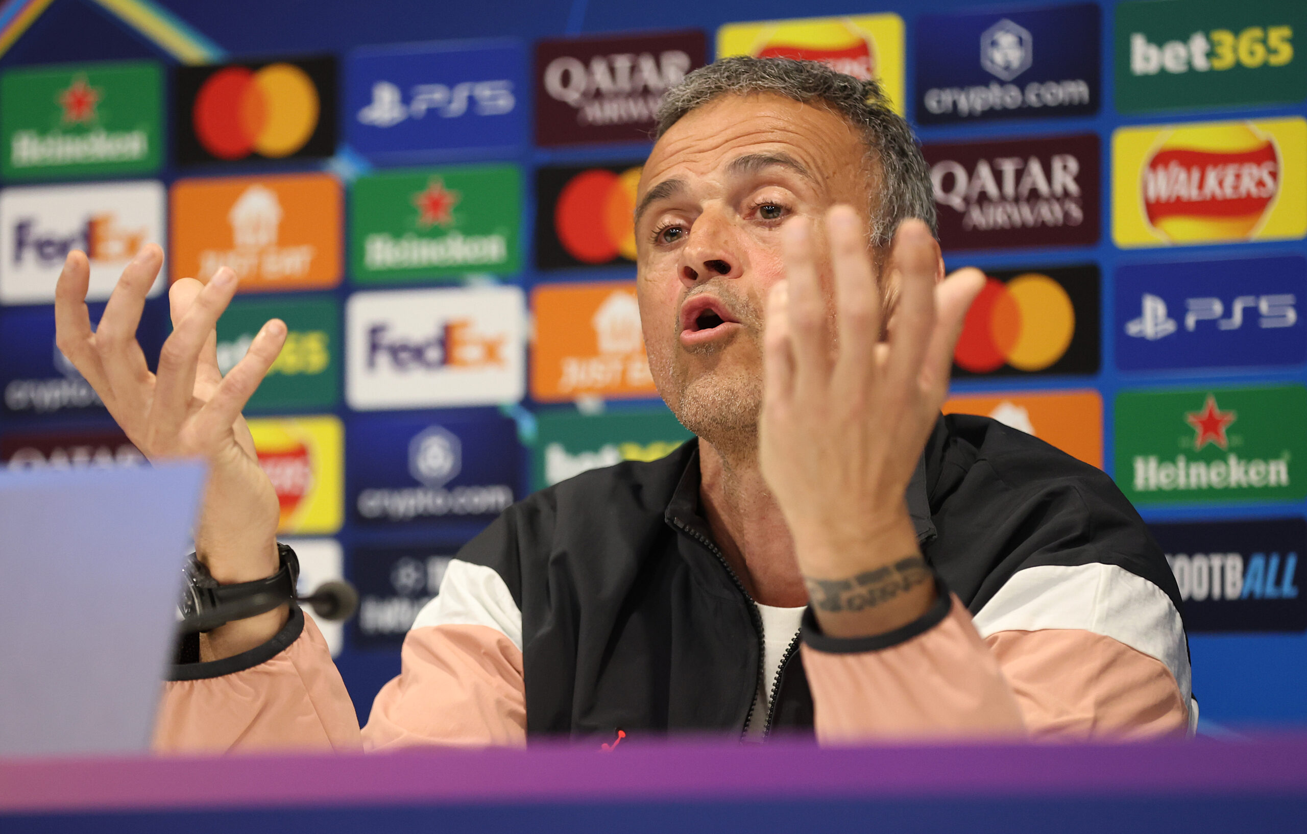 Luis Enrique: «PSG va a ir a ganar el partido en Liverpool desde el calentamiento»