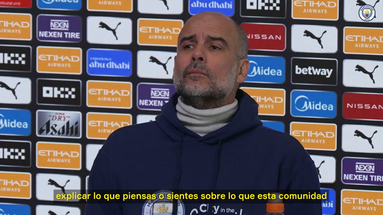 📹 Pep Guardiola: «Manchester City no solo es un club de fútbol que marca goles»