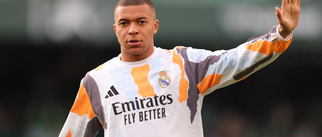 Real Betis Balompie v Real Madrid CF - La Liga EA Sports Kylian Mbappé