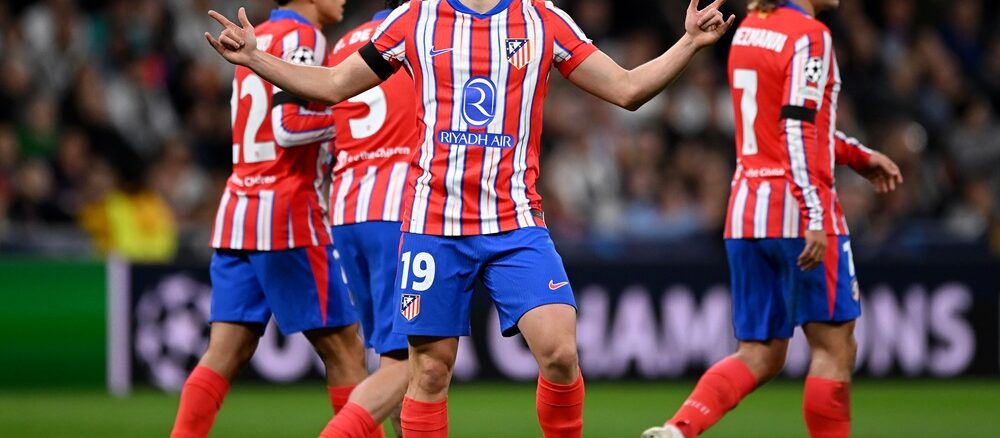 Los fanáticos del Atlético Madrid se hicieron escuchar en casa del Real Madrid